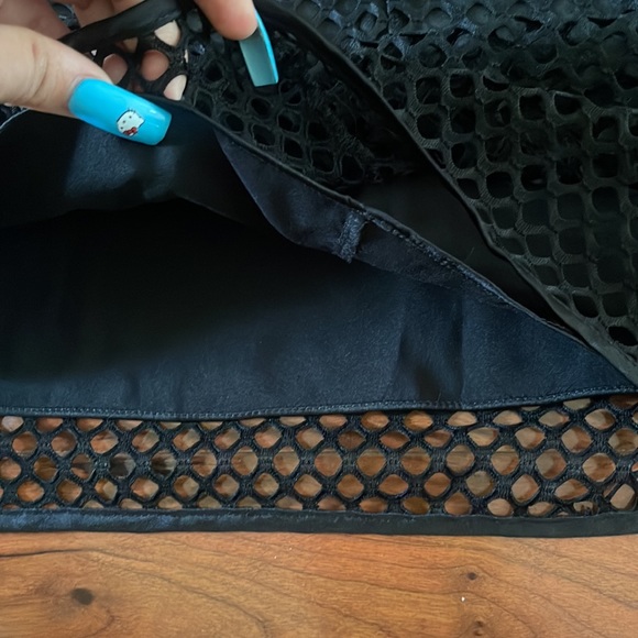 NWT Gottex Black Net Racerback Mini Dress - Picture 8 of 11